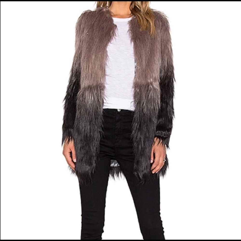 Unreal Fur Ombré Wanderlust Jacket size sm… - Picture 2 of 9